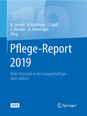 cover image of Pflege-Report 2019